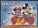Antigua and Barbuda - 1980 - Walt Disney - 3 ¢ - Multicolor - Walt Disney, Transports - Scott 565 - 0